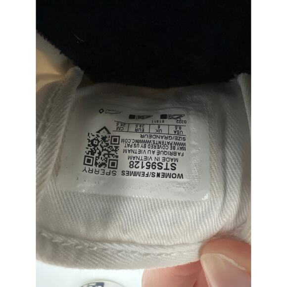 Sperry Top slider Canvas Sneaker Woman’s US size 8.5 preowned - Picture 6 of 6